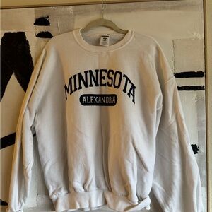 White Minnesota Alexandria Sweater